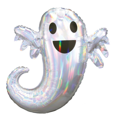 Spooky holographic Mylar ghost balloon