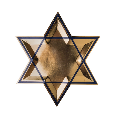 Gold Star of David Plates