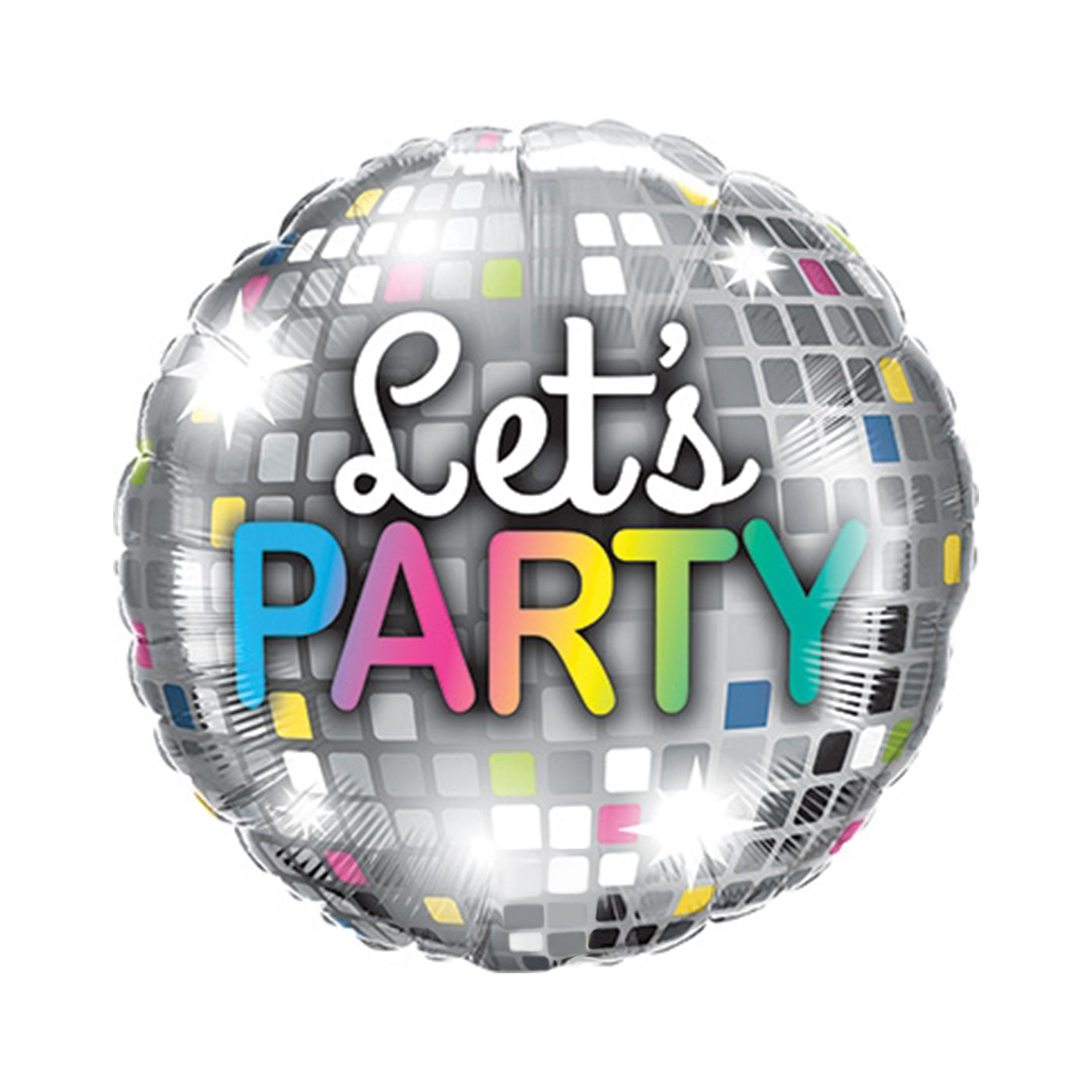 Let's Party Disco Ball Balloon