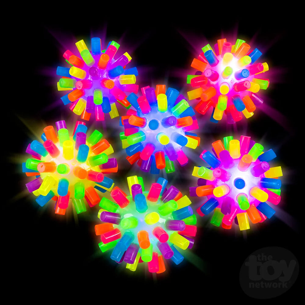 Light-Up Rainbow Spiky Ball