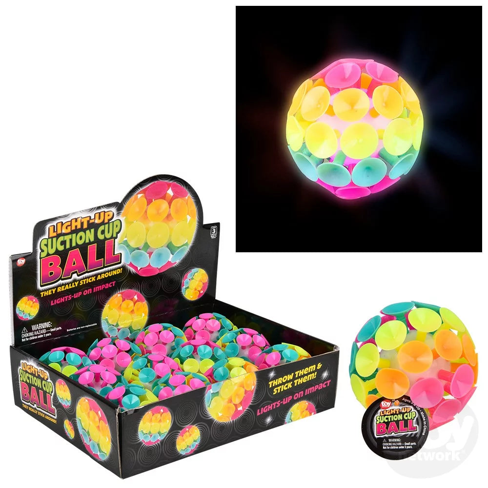 Light-Up Suction Cup Ball