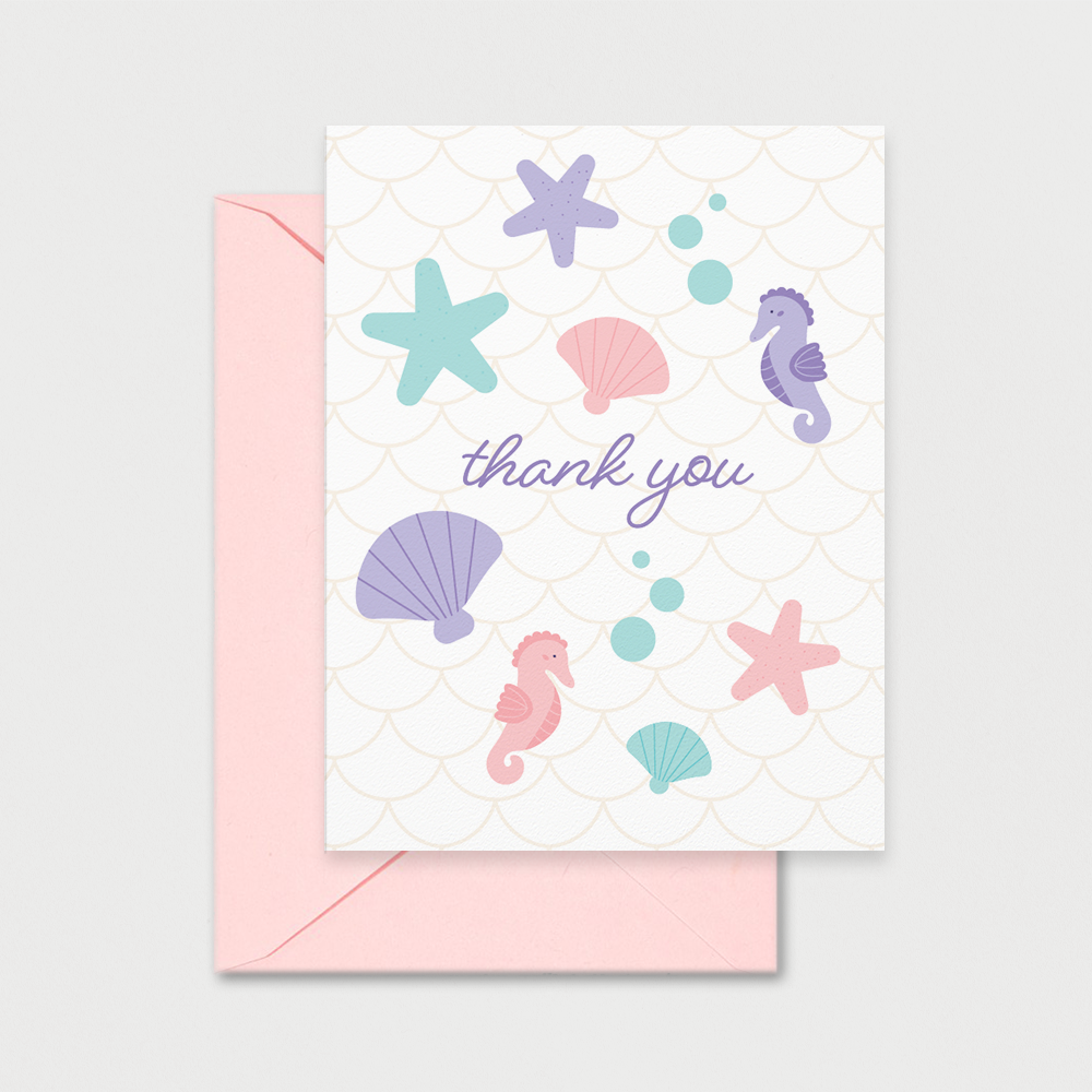 Under the Sea Thank You Greeting Card