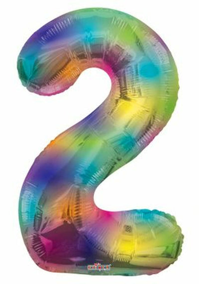 Multicolor Number Balloons