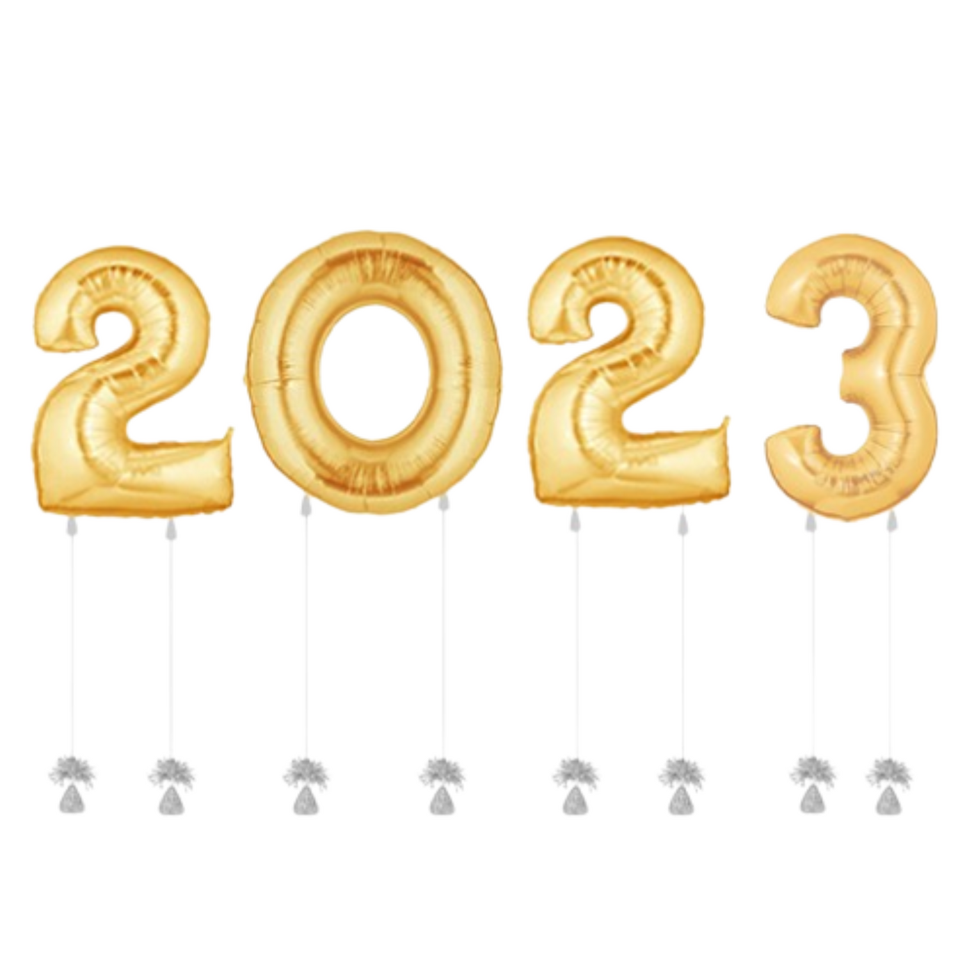 Jumbo Gold 2023 Graduation Balloons