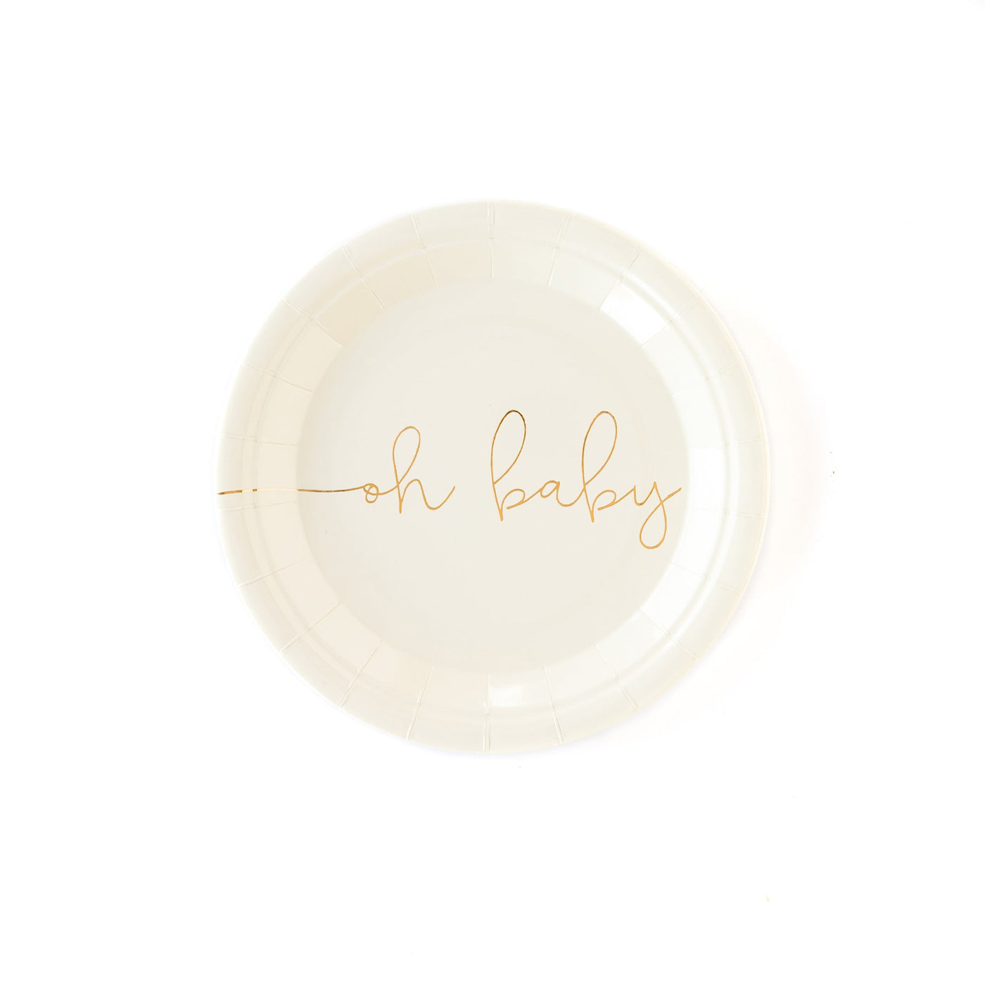 "Oh Baby" Plates