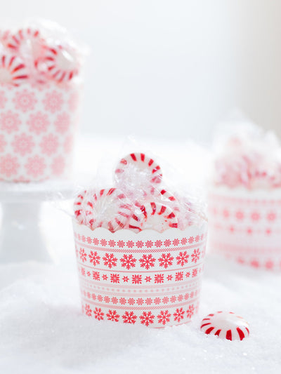 Nordic Snowflake Baking Cups