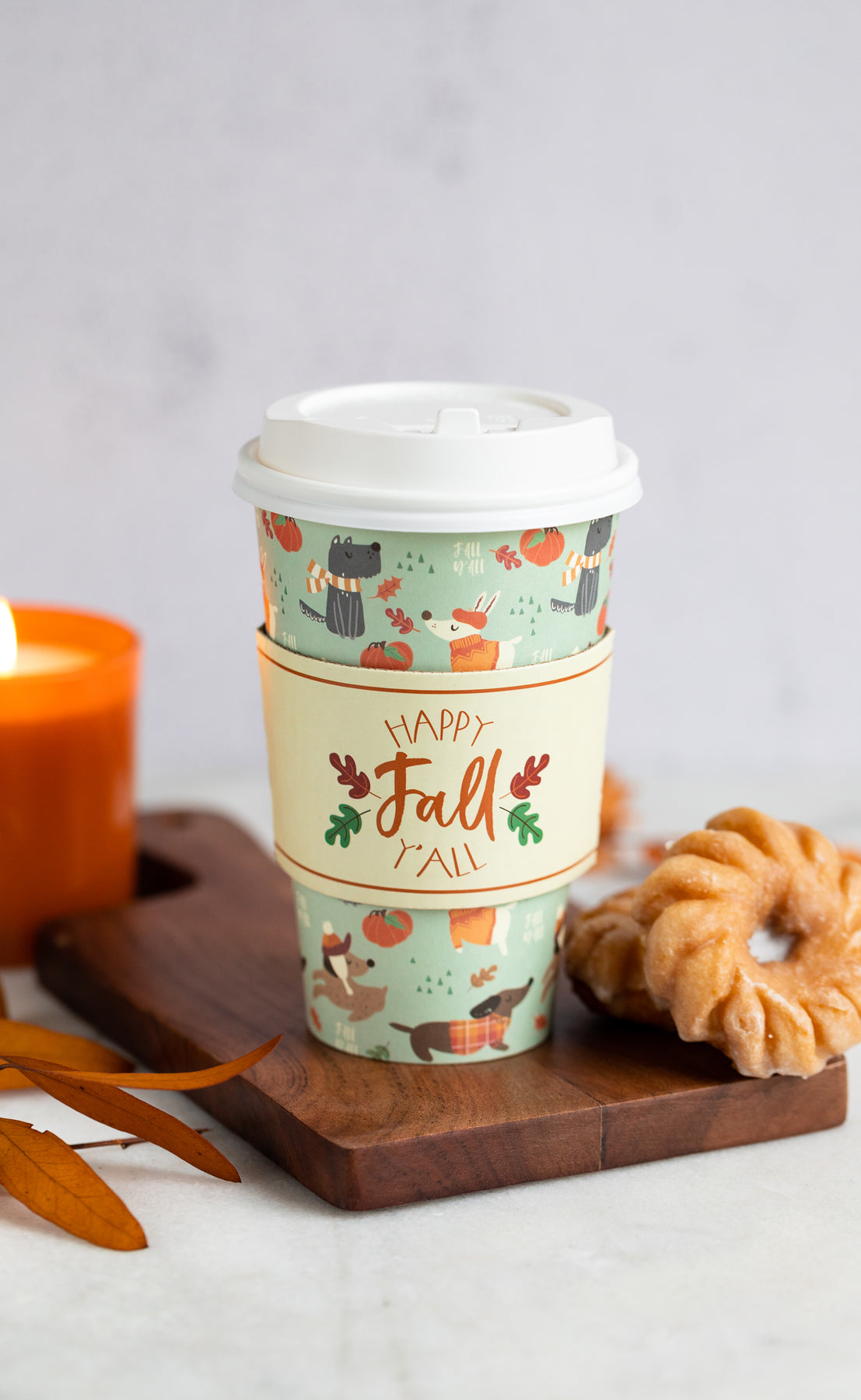 To-Go Fall Puppies Cups