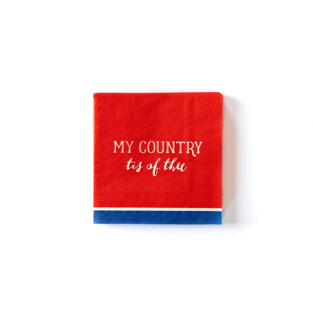 My Country Tis of Thee Cocktail Napkins