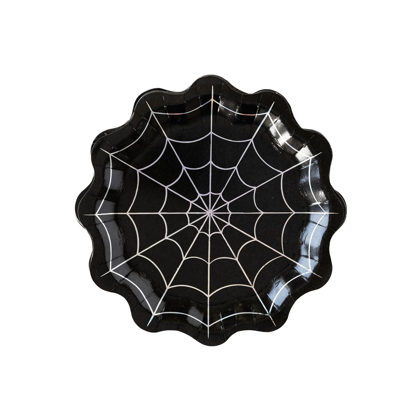 Holographic Spiderweb Plates