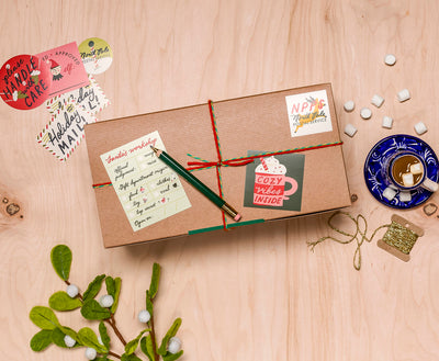 Primp Your Packages Holiday Sticker Set