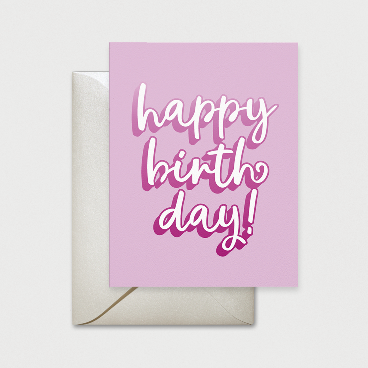 Pretty in Purple Happy Birthday Card