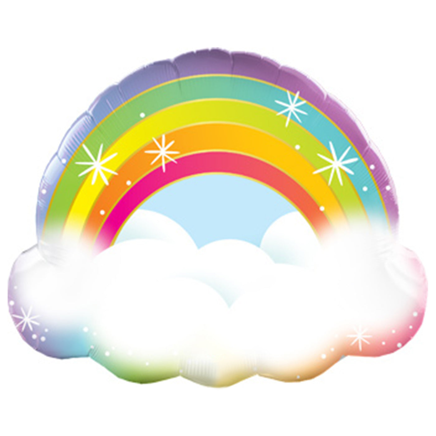 Rainbow in the Clouds Balloon