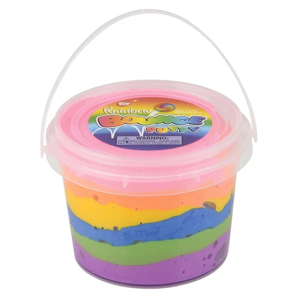 Rainbow Bouncing Putty – Pink Flamingo Party Co.