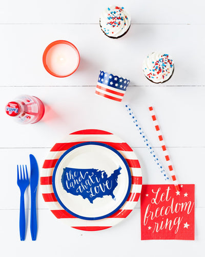 Stars and Stripes Food Cups
