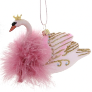 Crowned Swan Ornament