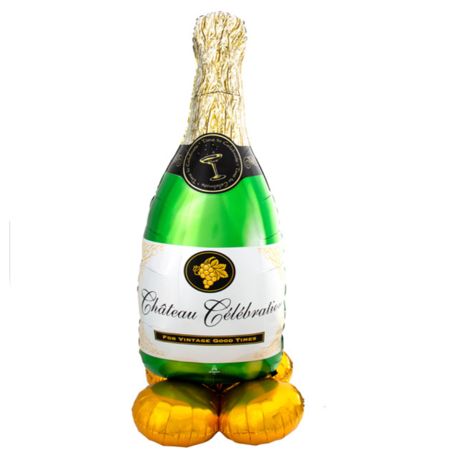 Jumbo Champagne Bottle Airloonz Balloon