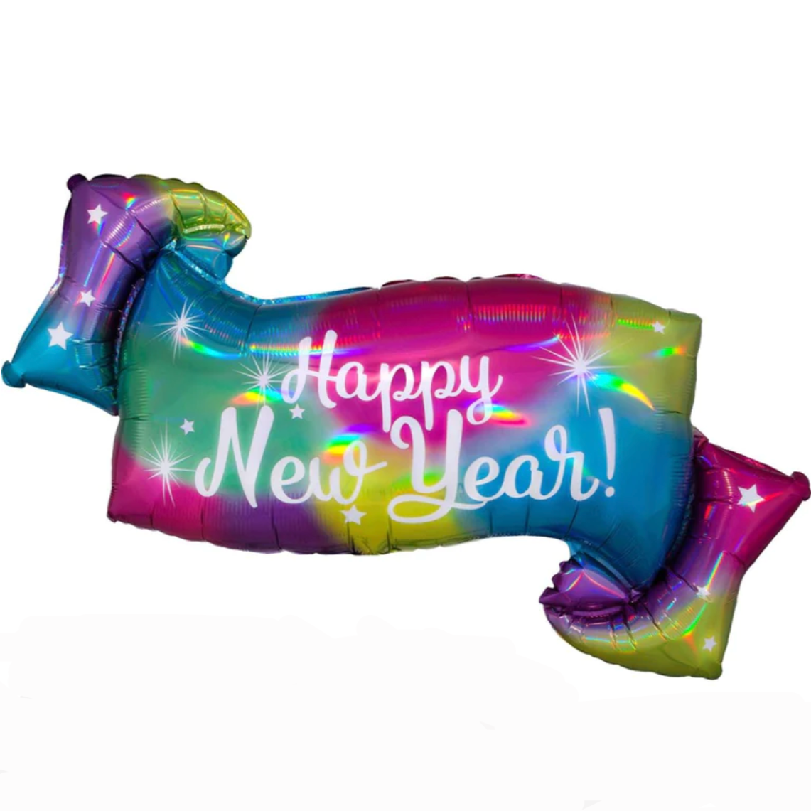 Iridescent New Year Banner Balloon