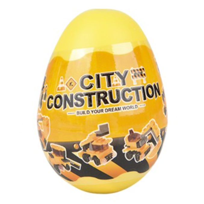 Building Block Construction Truck Egg