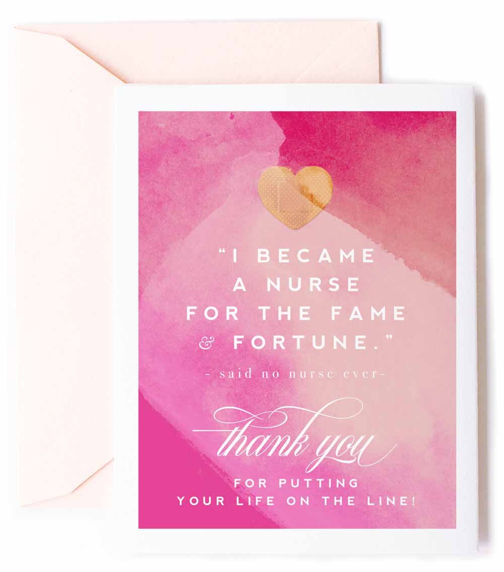 Thank You Nurse Appreciation Card