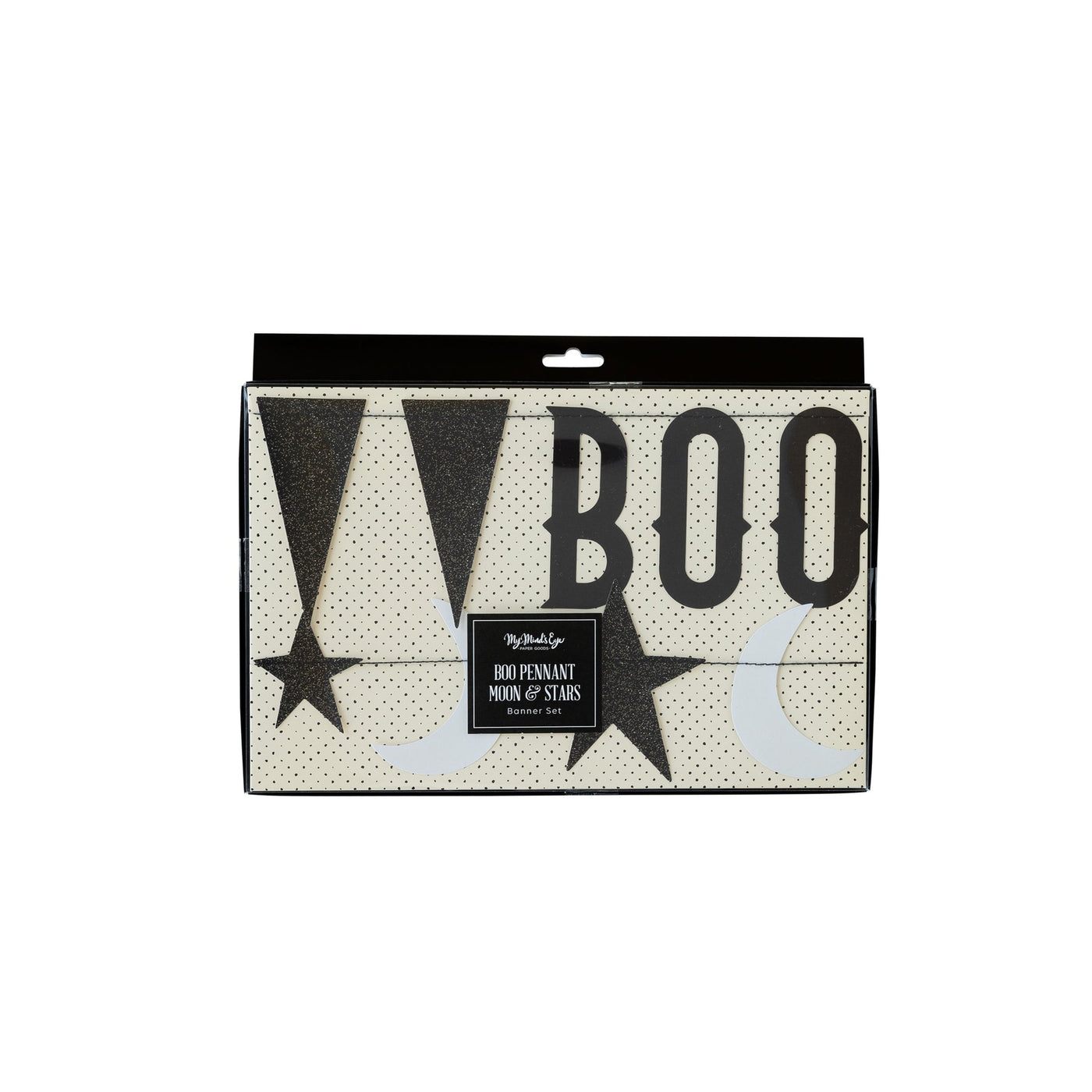 Vintage Halloween Boo & Stars Banner Set