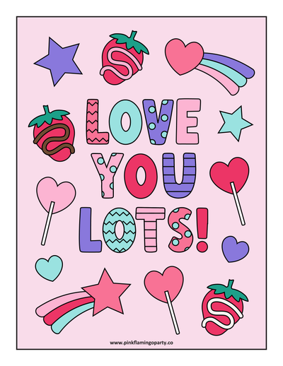 Love You Lots Valentine's Day Printable