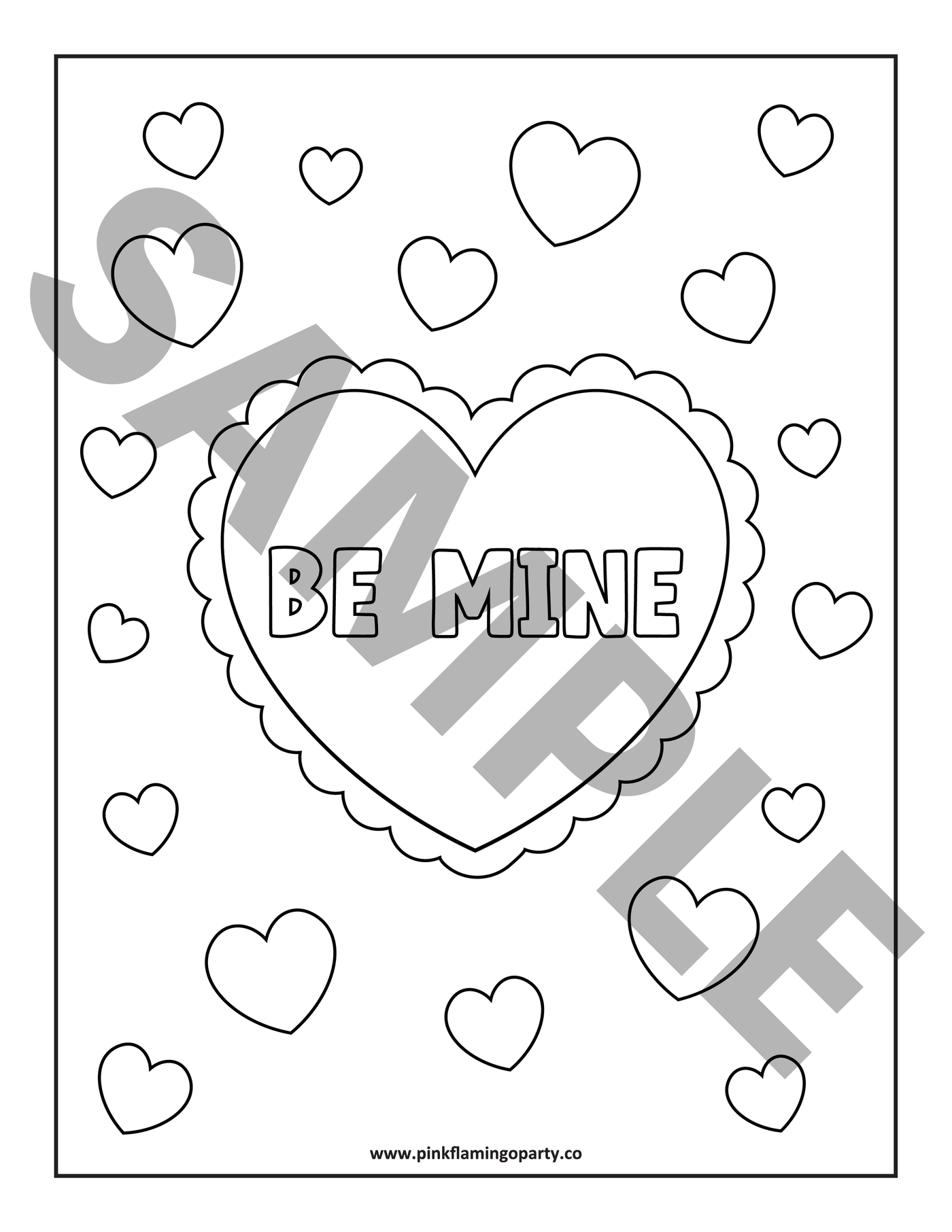 Be Mine Valentine's Day Printable