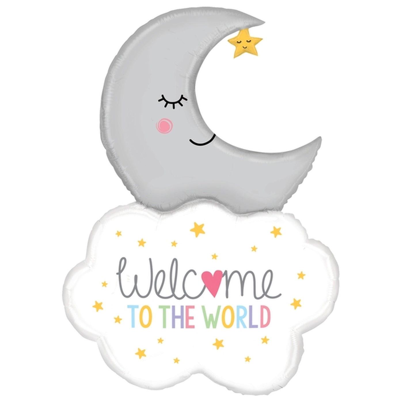 'Welcome Baby' Moon Balloon