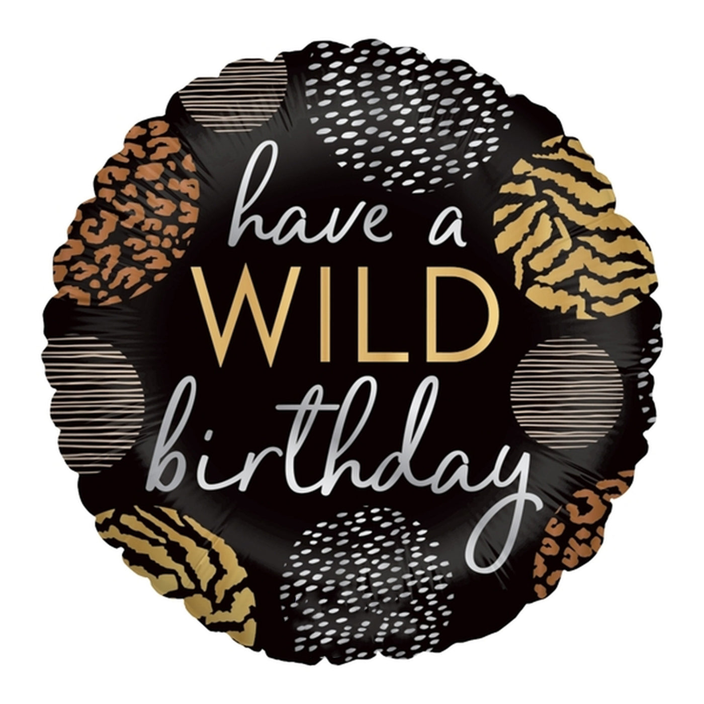 Wild Animal Print Birthday Balloon