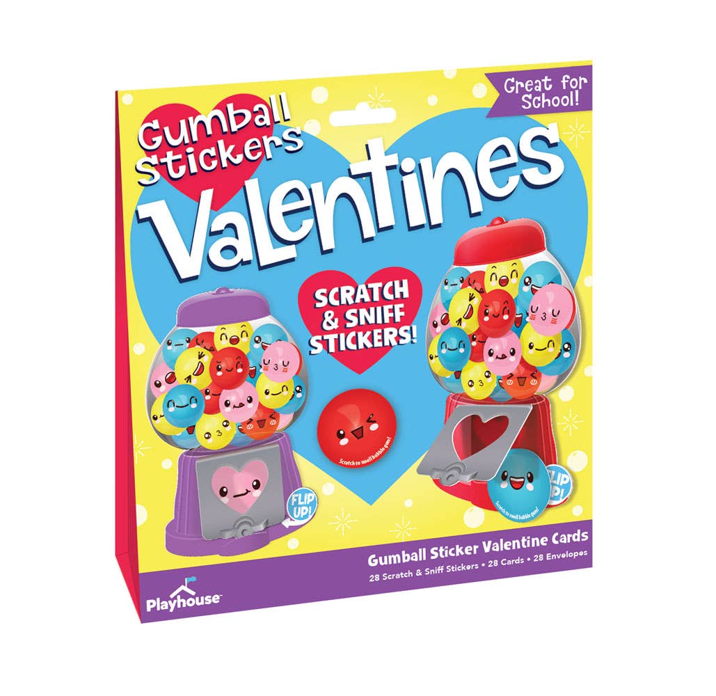 Gumball Machine Valentine Cards