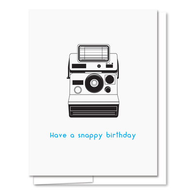 Camera Birthday - Illustrated Birthday Card