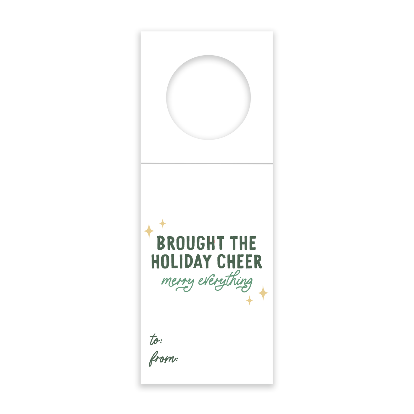 Merry Everything Boozy Gift Tag Set