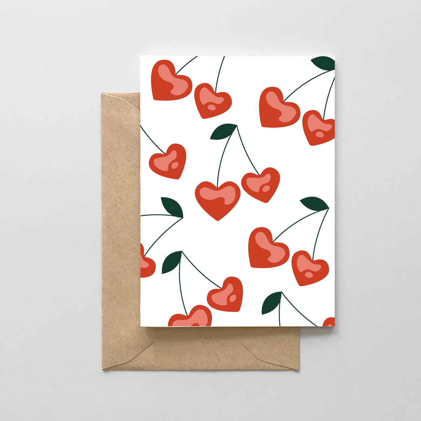 Cherry Heart Card