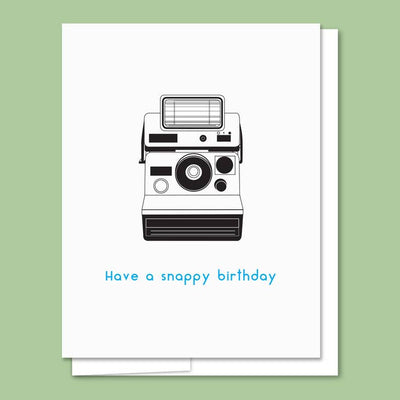 Camera Birthday - Illustrated Birthday Card