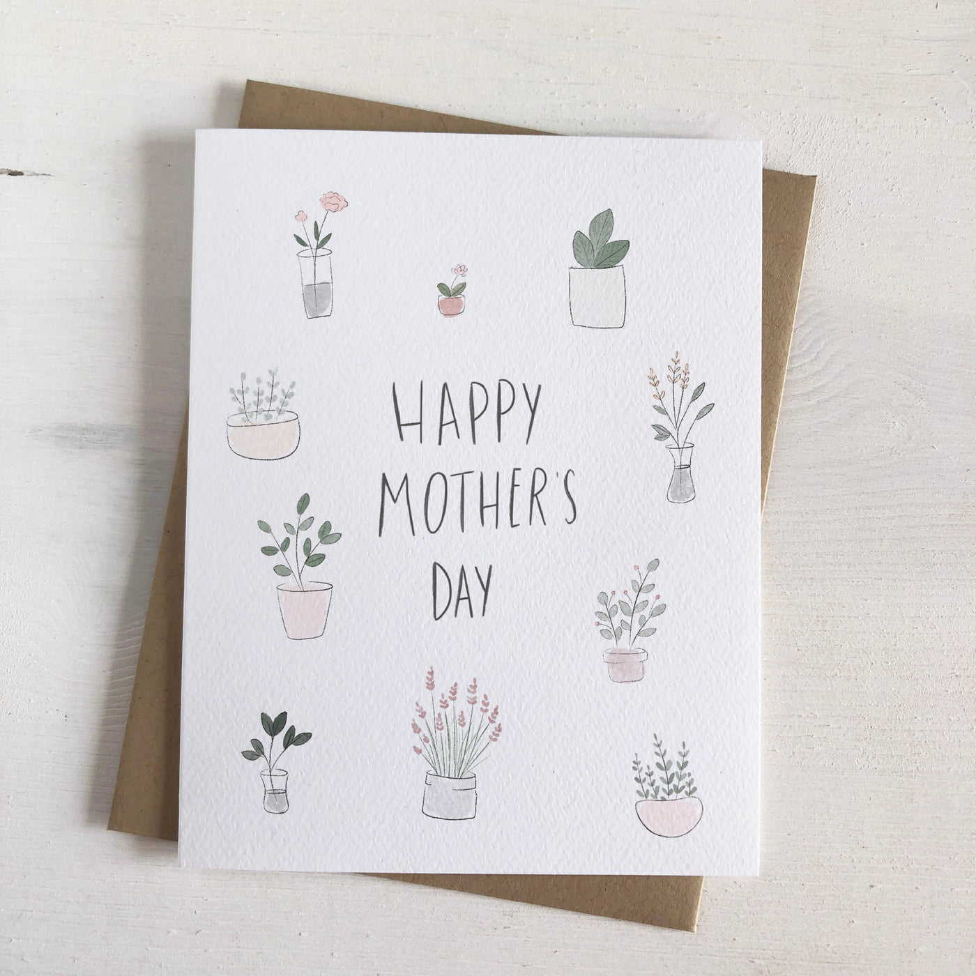 Mother's Day Plants Greeting Card