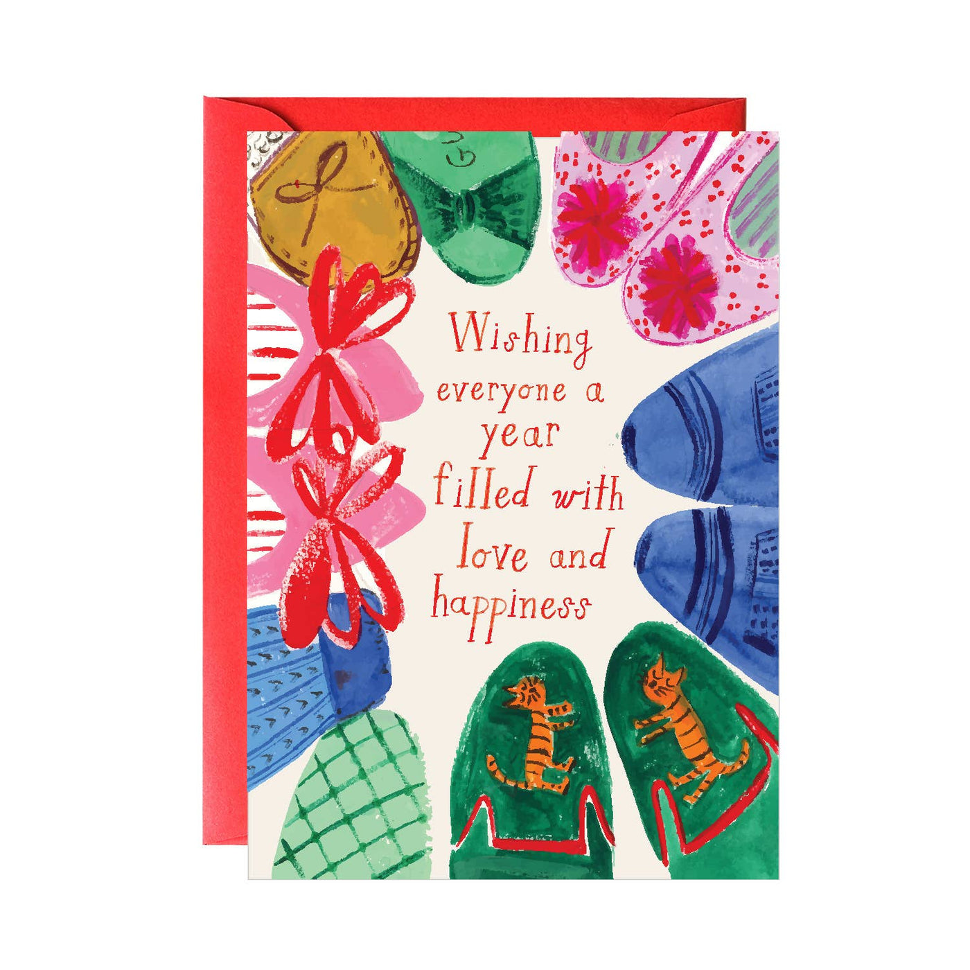 Happy Shoes Holiday Greeting Card