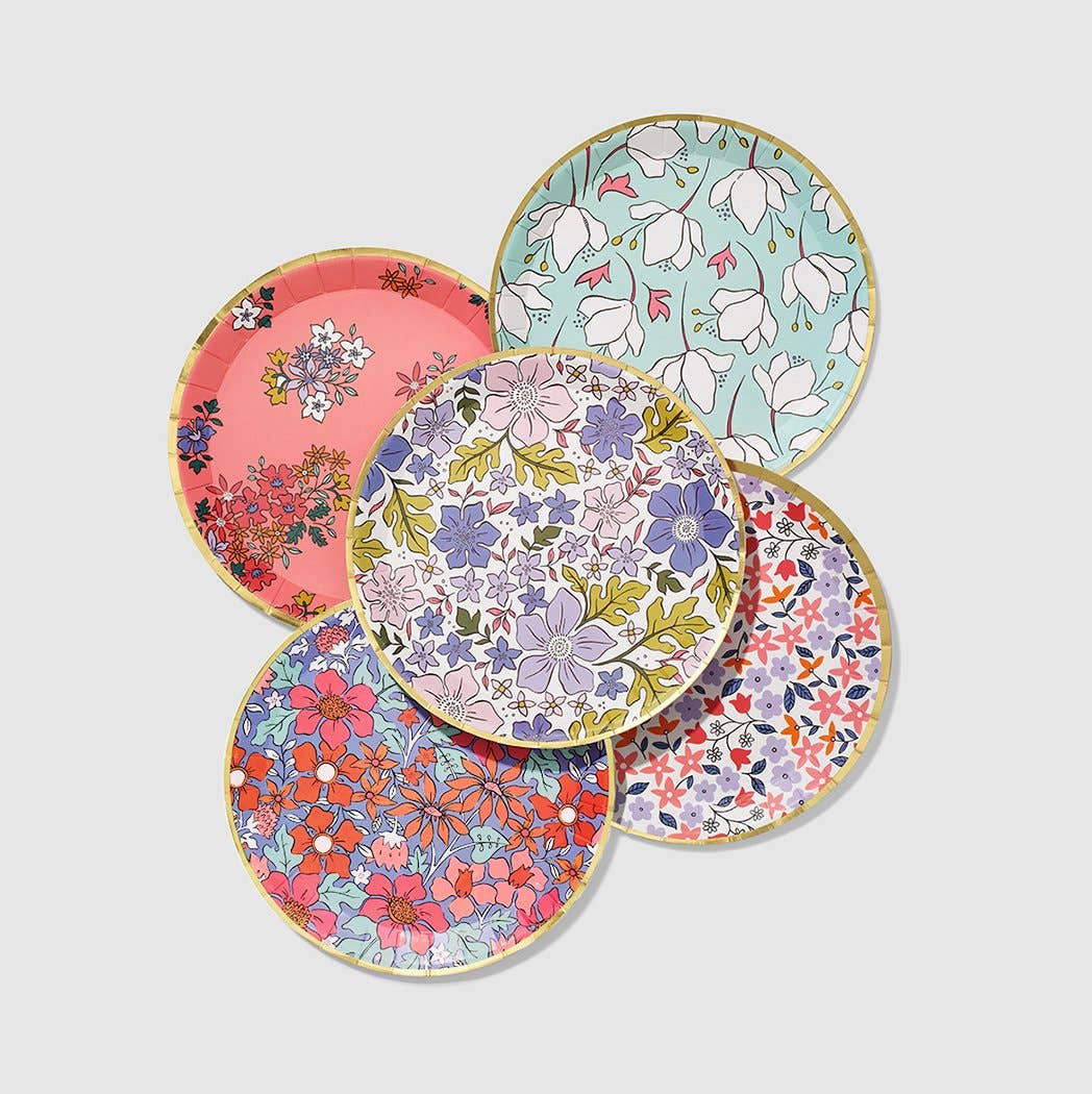 In Full Bloom Small Paper Party Plates