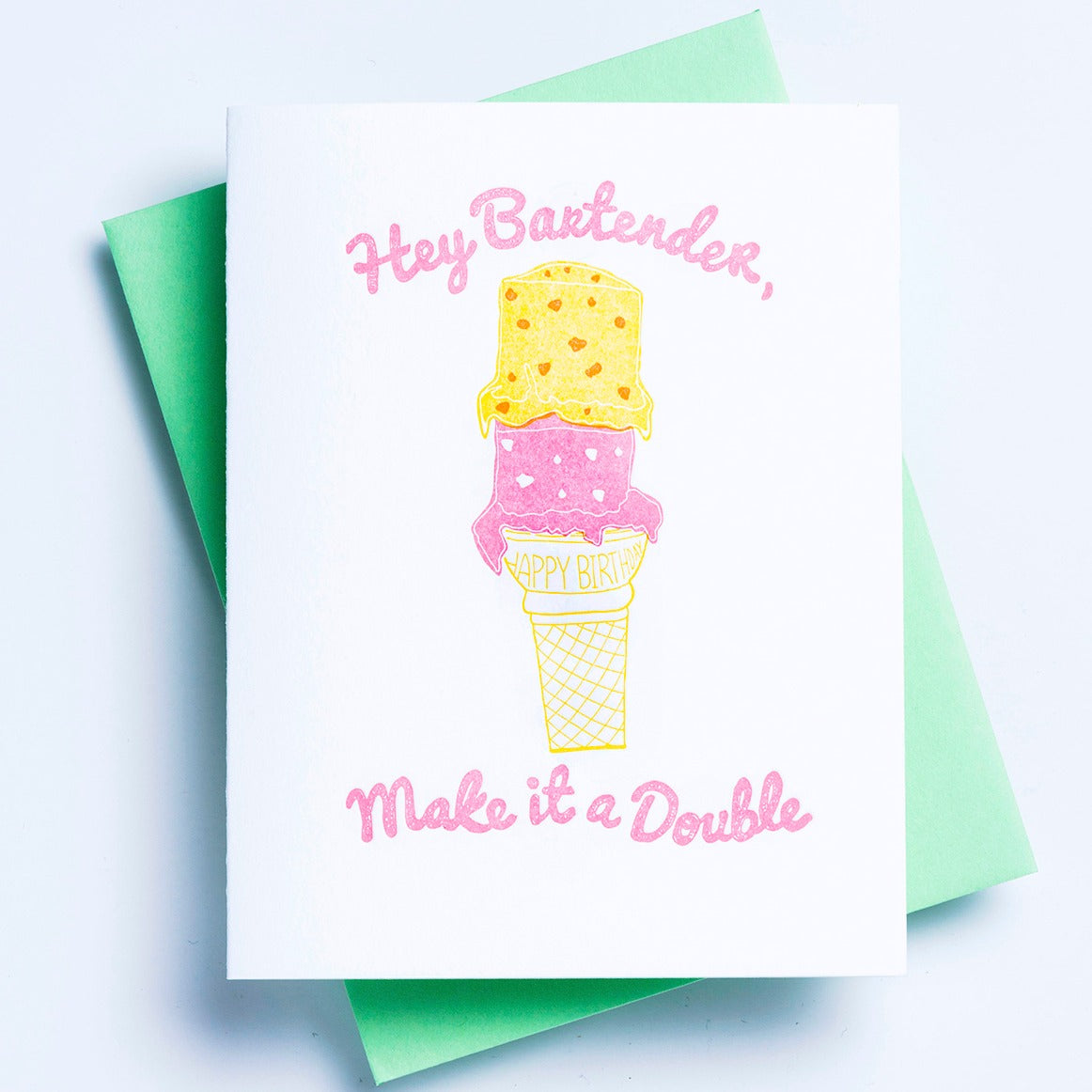 Make It a Double Birthday Greeting Card