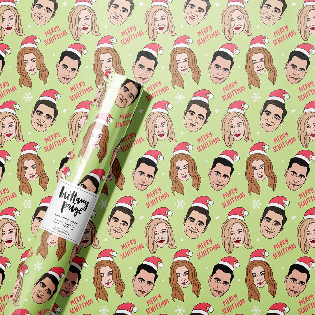Merry Schittmas Holiday Wrapping Paper