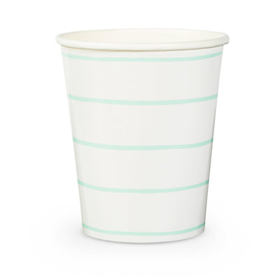 Mint Frenchie Striped Cup