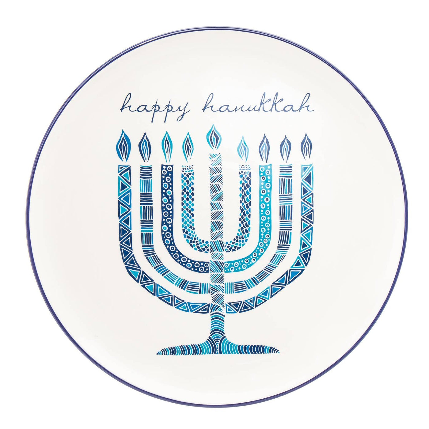 Round Hanukkah Platter