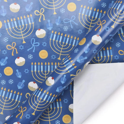 Hanukkah Wrapping Paper Sheets