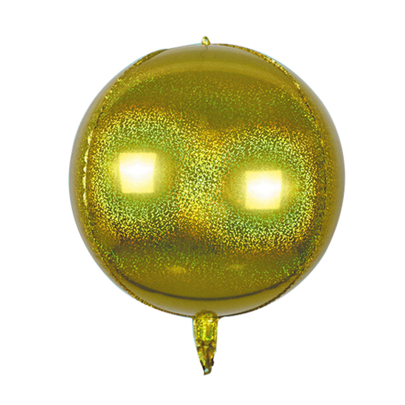 Gold 22" Holographic Sphere Balloon