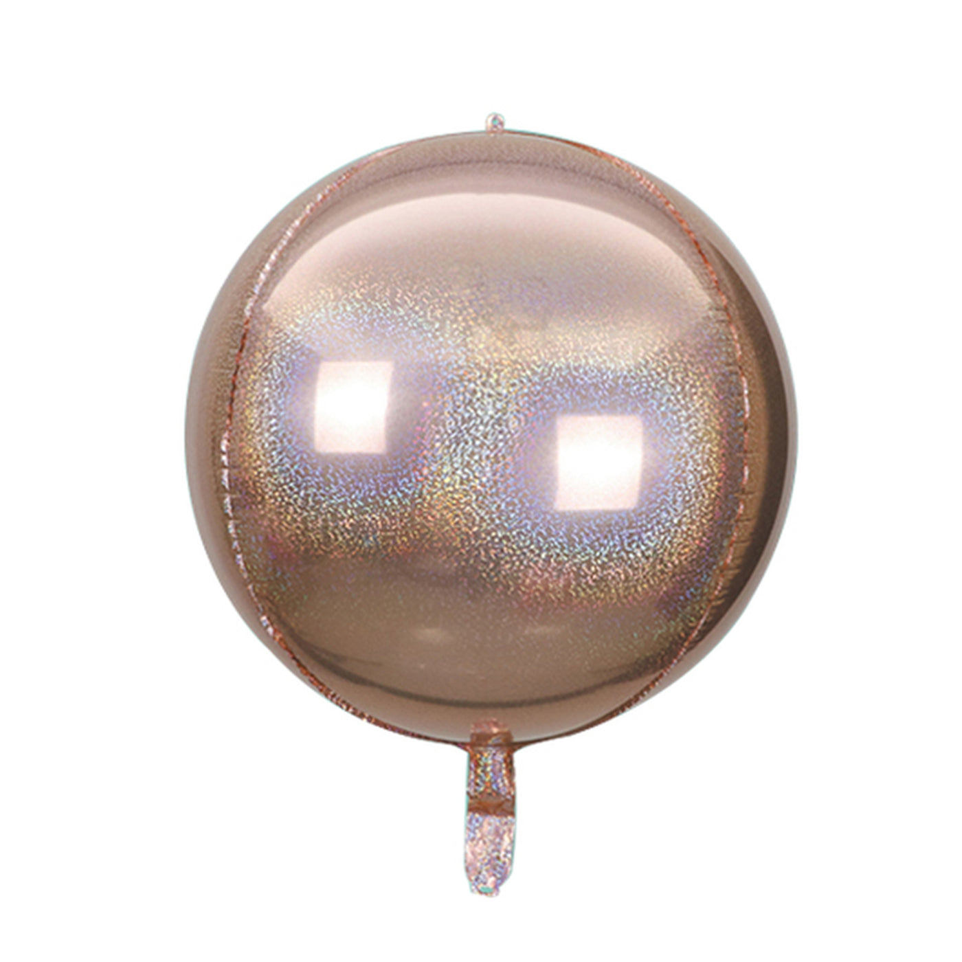 Rose Gold 22" Holographic Sphere Balloon
