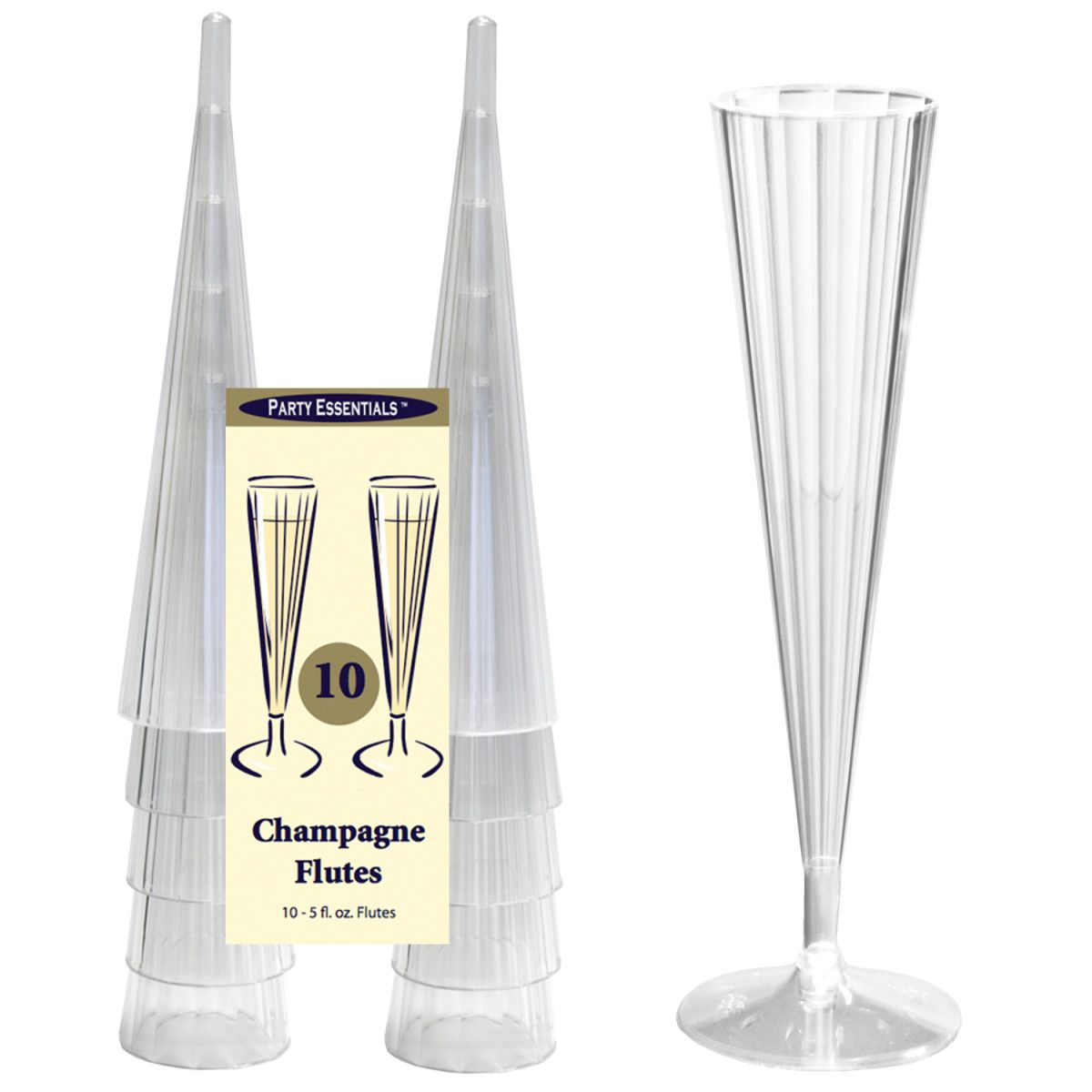Clear Champagne Flutes