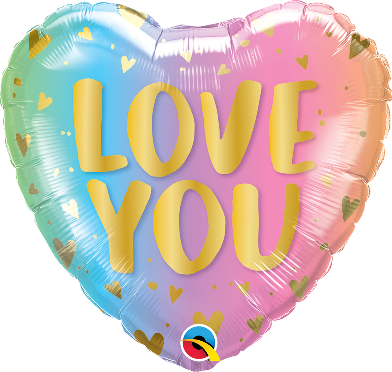 Love You Rainbow Balloon