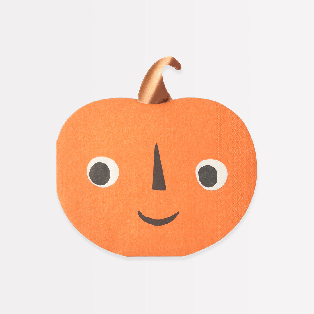 Pumpkin Face Napkins