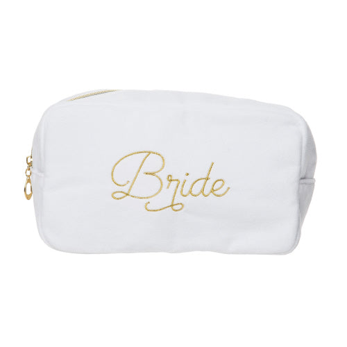 Bride Velvet Cosmetic Bag