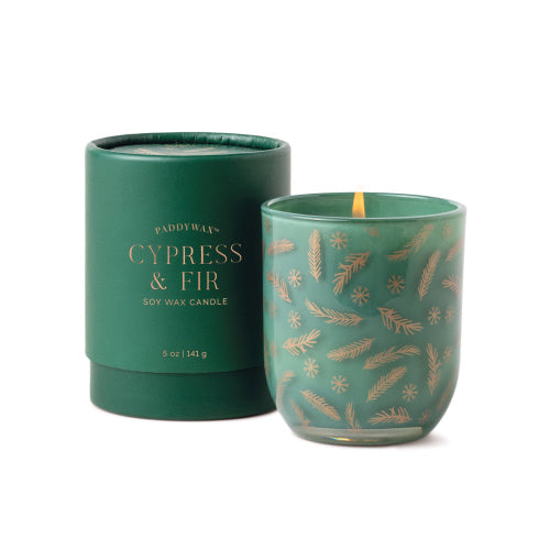 Cypress & Fir Glass Candle